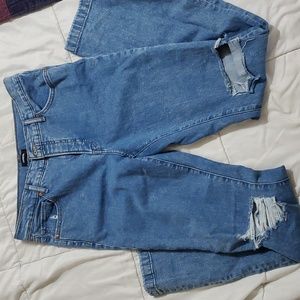 Express mid rise jeans